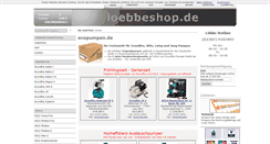 Desktop Screenshot of ecopumpen.de